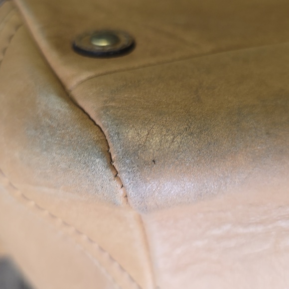 Coach Light Brown Leather Gallery Tote, Vintage - Picture 8 of 15